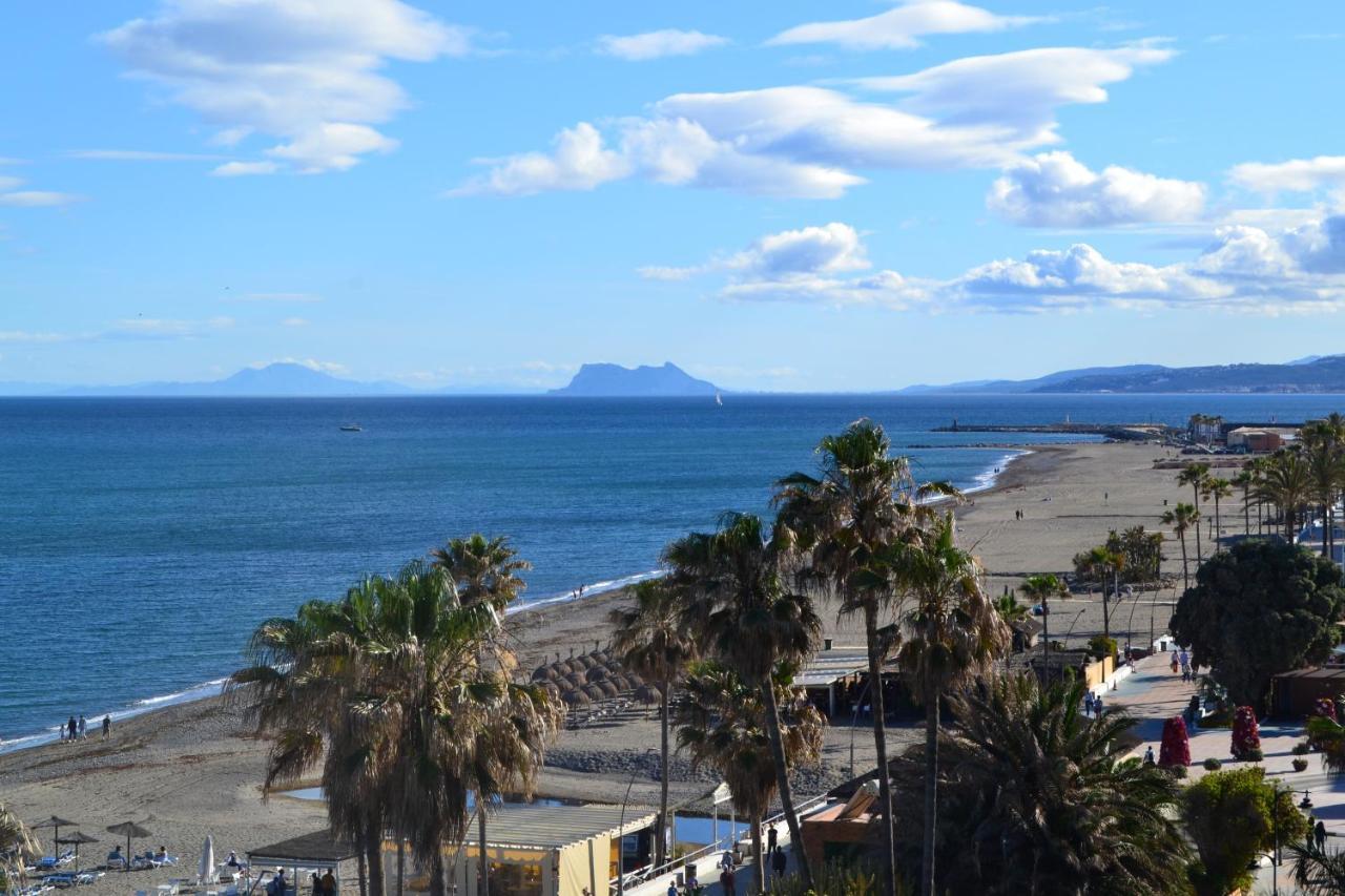 Sunnypalms - Beachfront Penthouse With Stunning Sea View Estepona Exterior foto