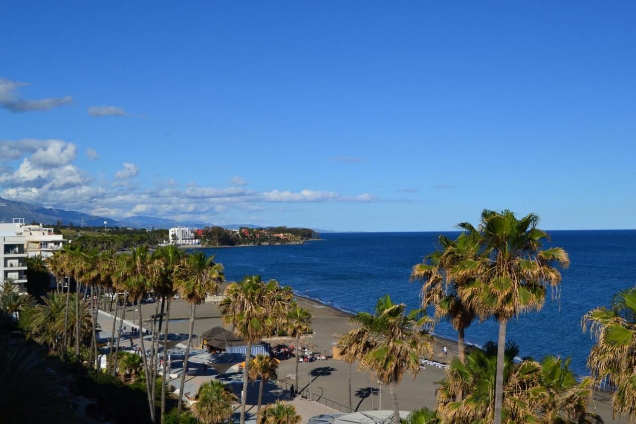 Sunnypalms - Beachfront Penthouse With Stunning Sea View Estepona Exterior foto